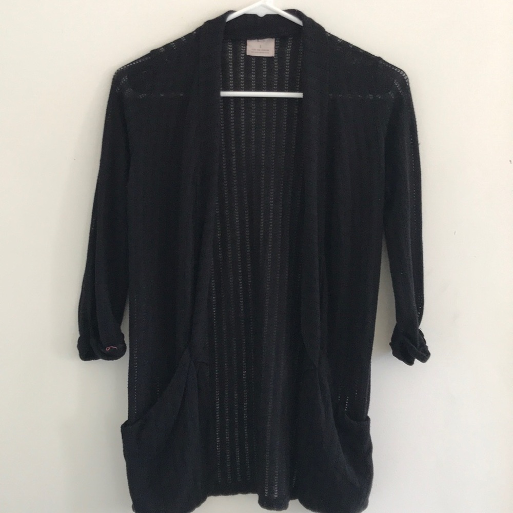 ❤️ Black cardigan with pockets